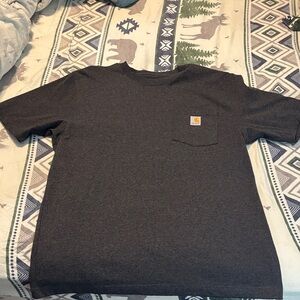 Carhartt Charcoal Pocket Tee Medium, loose fitting-never worn